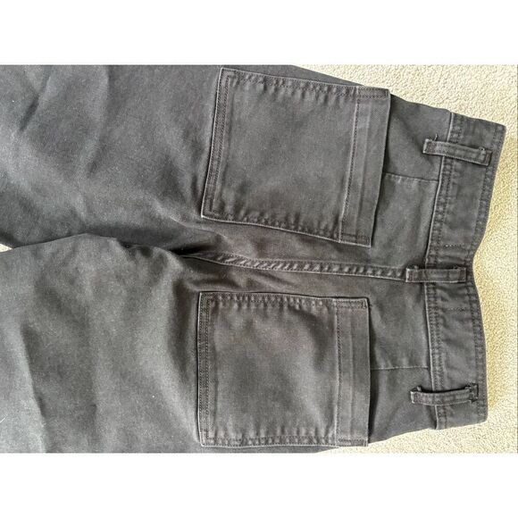 ZARA marine barrel leg black high waist jeans, Sz 0, $99 F39 - Picture 8 of 11